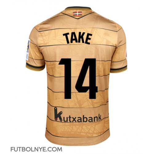 Camiseta Real Sociedad Takefusa Kubo #14 Visitante Equipación 2024-25 manga corta